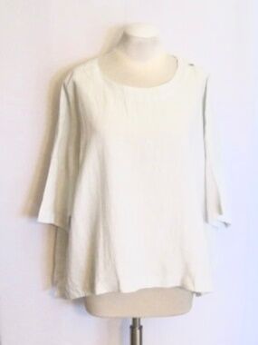 Eskandar Linen A-Line Top